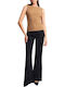 Tali Dama Tesatura Pantaloni Black