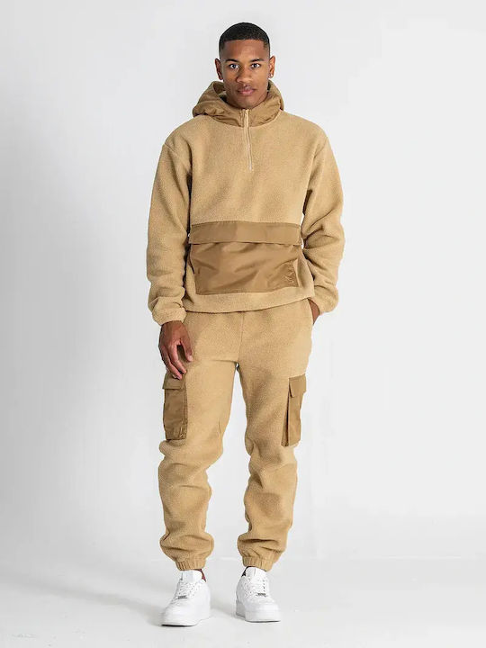 Sweatshirt mit Brauner Kapuze