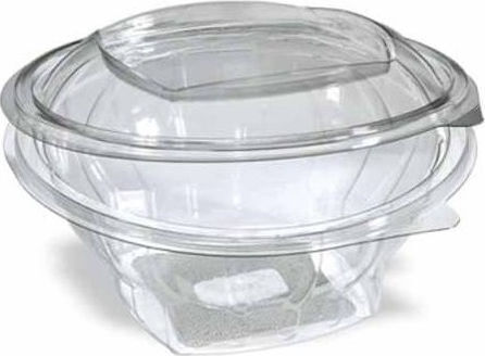 Einweg-Plastikgeschirr PET Eingebetteter Deckel Transparente 375ml X 50 Stück