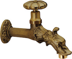 Remer Rubinetterie 202ma Garden Tap Outdoor Mount Brass Valve 1/2" Thread 3/4" Hose Adapter Chrome Finish Remer Rubinetterie 202ma Garden Tap Outdoor Mount Brass Valve 1/2" Thread 3/4" Hose Adapter Chrome Finish