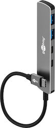 Goobay Hub 4 Porturi USB 3.2 Cu Conectare USB-C...