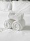 Badehandtuch 70x140εκ. Weiß Gewicht 550gr/m²