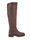 Leather Women's Boots Brown