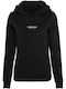 Women's Sweatshirt Hooded Black
