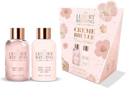 The Luxury Bathing Company Crème Brûlée Skin Care Set for Body Cleaning