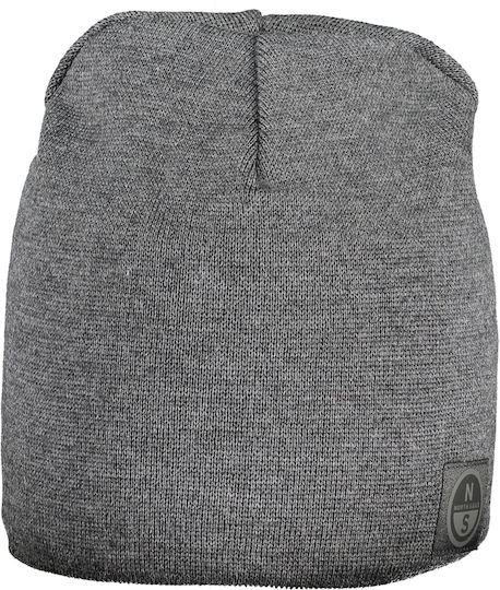 Beanie Masculin Căciulă Tricotat în culoarea Gri