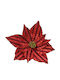 Kaemingk Weihnachtsdekoration Blume Länge 27cm. Gestreift