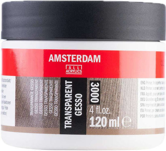 Transparent Gesso Preparation 3000 Amsterdam Talens 120 Ml