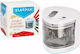Starpak Double Sharpener White 4pcs
