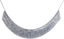 Banner Day Girlande Fransen 2 M Silber