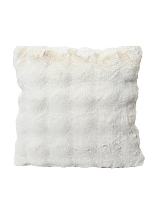 Decorative Pillow Monochrome 45x8x45cm White Ka...