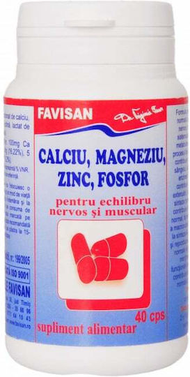 Favimin Ca Mg Zn Fosfor 40 Capsule Favisan