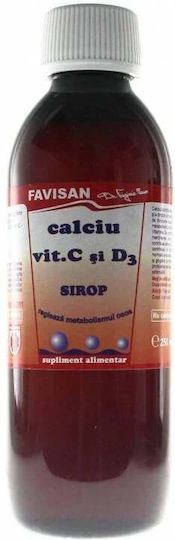 Sirop De Calciu + Vitamina C + D3 250ml Favisan