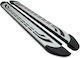 Faba Silber-Schwarz 260cm 2 Stück Aluminium Ohne Basen Universell Omtec Autozubehör