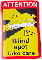 3m Μαγνητικό Αυτοκόλλητο Λεοφωρείων Blind Spot Take Care