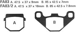 Подложки Fa83 Adige P260/p30 Asx Органични Мотоциклетни Накладки Speedfight 50 Vivacity 50 Trekker Adress 50/100 Pgo Kmx Подложки Fa83 Adige P260/p30 Asx Органични Мотоциклетни Накладки Speedfight 50 Vivacity 50 Trekker Adress 50/100 Pgo Kmx
