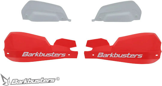 Barkbusters Motorcycle Protective Hand Guards in Red Colour