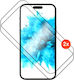 Fixed Пълно Покритие 2.5d Закалено Стъкло Апликатор Apple iPhone 17 Air 2 Бройки Черен
