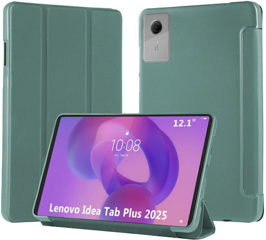 Ultra Slim Case Lenovo Idea Tab Plus Tab K12 12.1" 2025 Tpu Silicone Smart Cover Navy Green