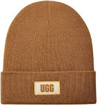 UGG Шапка Дамски Плетен Шапки В Кафяв Цвят