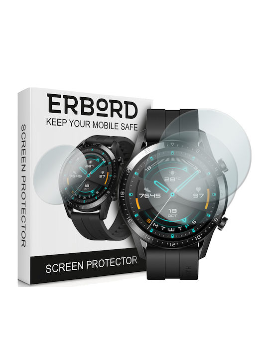2x Erbord Huawei Watch GT 2 46mm Tragbare Bildschirmschutzfolien Schnell