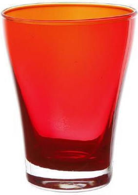Espiel Set of Glasses Water made of Glass in Red Color 6pcs