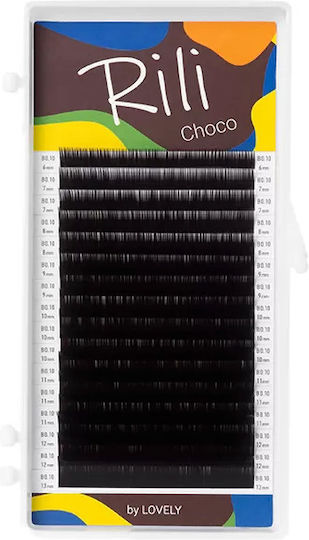 Eyelash Extensions Rili Choco C0.07 Mix 8-15mm 16 Lines