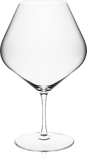 Rona Set of Glasses for White and Red Wine made of Crystal in Red Color 890ml 4pcs