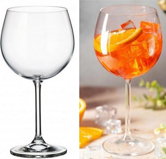 Bohemia Set Glasses for Red Wine from Glass Goblet 570ml 6pcs