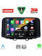Lenovo Автомобилна Аудио Система (Блутут/USB/WiFi/GPS/Apple-Carplay/Android-Auto) с Тъчскрийн 10"