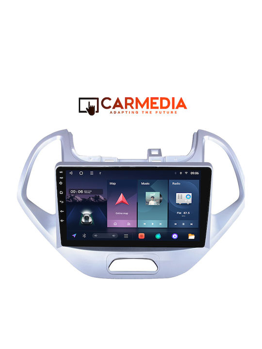 Carmedia Car Audio System for Ford Ka 2017 (Bluetooth/USB/WiFi/GPS/Apple-Carplay/Android-Auto) with Touch Screen 9"