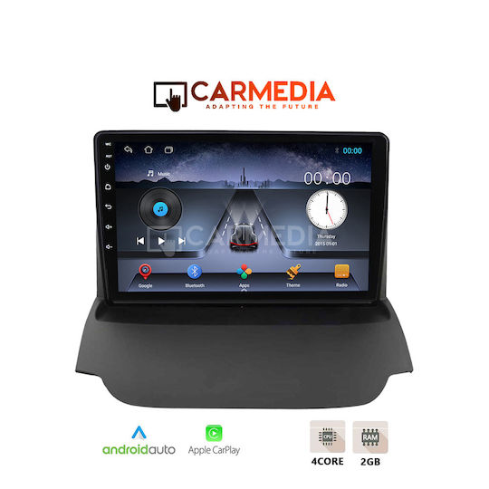 Carmedia Ηχοσύστημα Αυτοκινήτου για Ford EcoSport 2012-2018 (Bluetooth/USB/WiFi/GPS/Apple-Carplay/Android-Auto) με Οθόνη Αφής 9"