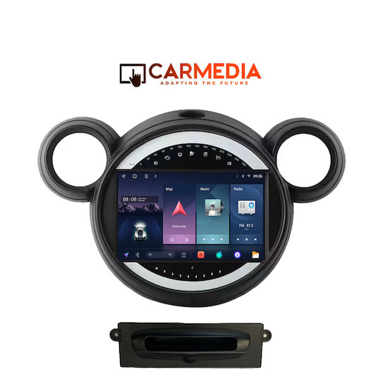 Carmedia Car Audio System for Mini Countryman / Paceman (Bluetooth/USB/WiFi/GPS/Apple-Carplay/Android-Auto) with Touch Screen 9"