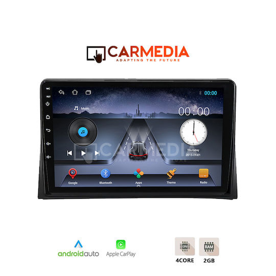 Carmedia Car Audio System for Volkswagen Transporter 2003-2020 Bluetooth USB Wi-Fi GPS Apple CarPlay Android Auto with 9 Inch Touch Screen