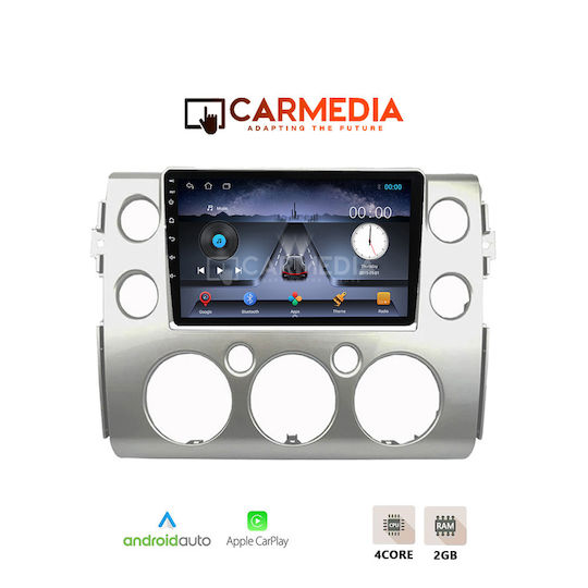 Carmedia Car Audio System for Toyota FJ 2007-2013 (Bluetooth/USB/WiFi/GPS/Apple-Carplay/Android-Auto) with Touch Screen 9"