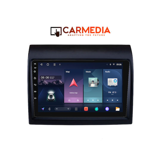 Carmedia Car Audio System for Peugeot Boxer Fiat Ducato Citroen Jumper 2006-2021 (Bluetooth/USB/WiFi/GPS/Apple-Carplay/Android-Auto) with Touch Screen 9"