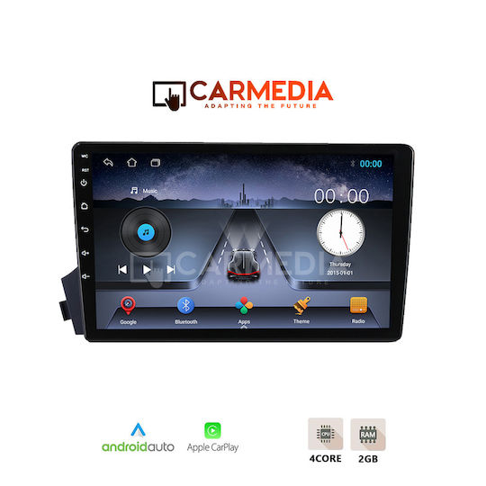 Carmedia Ηχοσύστημα Αυτοκινήτου για Ssangyong Actyon / Kyron 2006-2015 (Bluetooth/USB/WiFi/GPS/Apple-Carplay/Android-Auto) με Οθόνη Αφής 9"