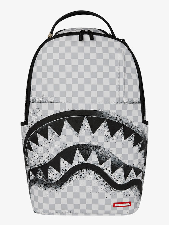 Sprayground Stencil Shark DLXSV Ученическа Раница Гимназия Бяла 29 x 15 x 45.7см