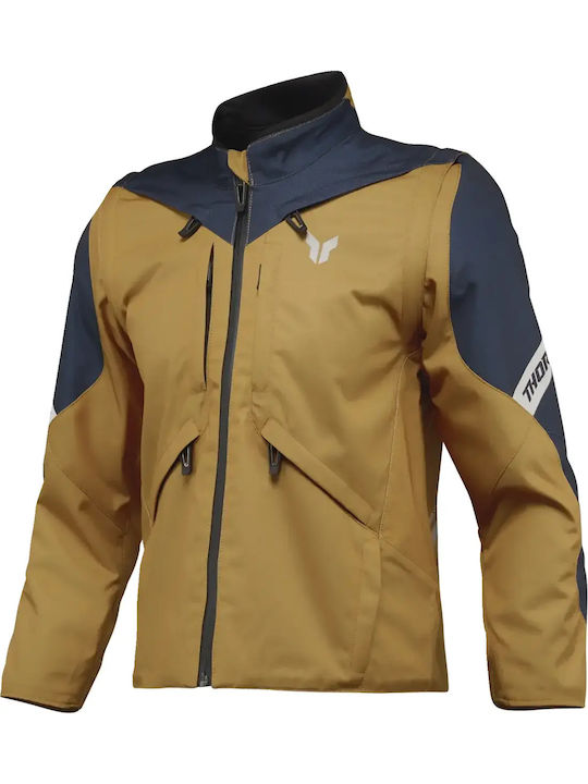 Thor Dual Sport Terrain Winter Men's Motorcycle Jacket Brown