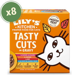 Υγρή Τροφή Γάτας Lily's Kitchen Tasty Cuts In Gravy Multipack 8 X 85gr