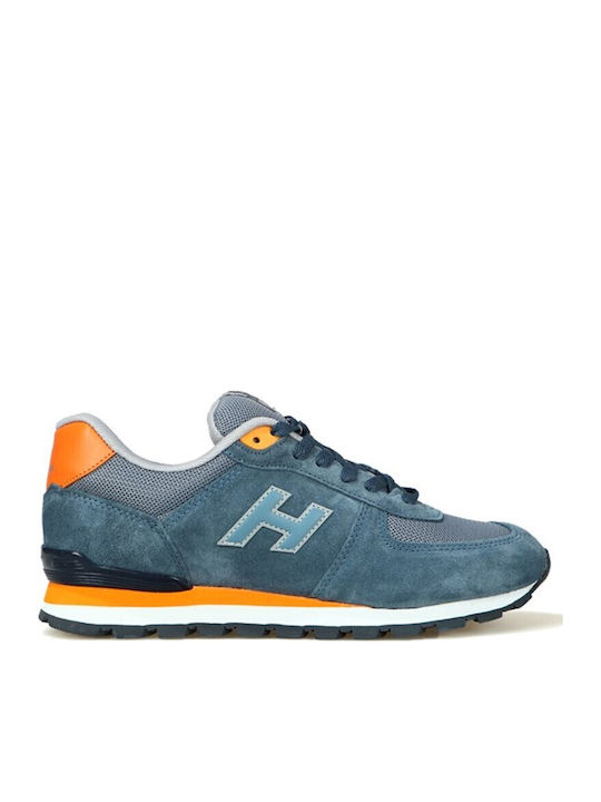 Hammer Jack Sneakers Μπλε Με Πορτοκαλί