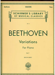 Ludwig Van Beethoven Variations I Εκδόσεις Schirmer Ludwig Van Beethoven Variations I Εκδόσεις Schirmer