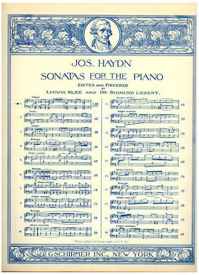 Haydn Sonata C Sharp Min Xvi-36