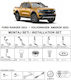 Side Step Bases Dma Ford Ranger 2022 Pk P703 Volkswagen Amarok 2022 Pk Ii Ford Omtek Otomotiv