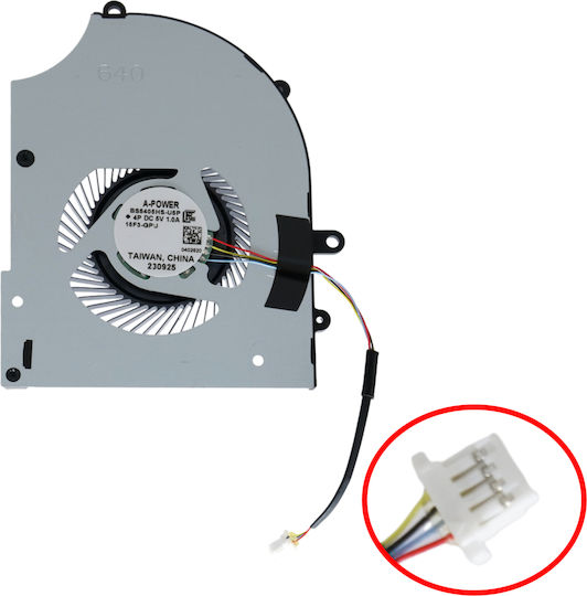 Laptop Fan GPU Cooling Fan MSI Stealth 16 AI Studio A1VIG A1VHG A1VGG A1VFG A1VIG-208FR MS15F3 MS-15F3 15F3-GPU BS5405HS-U5P 4pin Code 81498