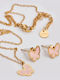 Steel Chain Kids Necklaces Butterfly SET-KID-0016