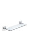Roca Victoria An Der Wand Montierte Badezimmerregal Glas Silber