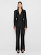 Dama Tesatura Pantaloni Black