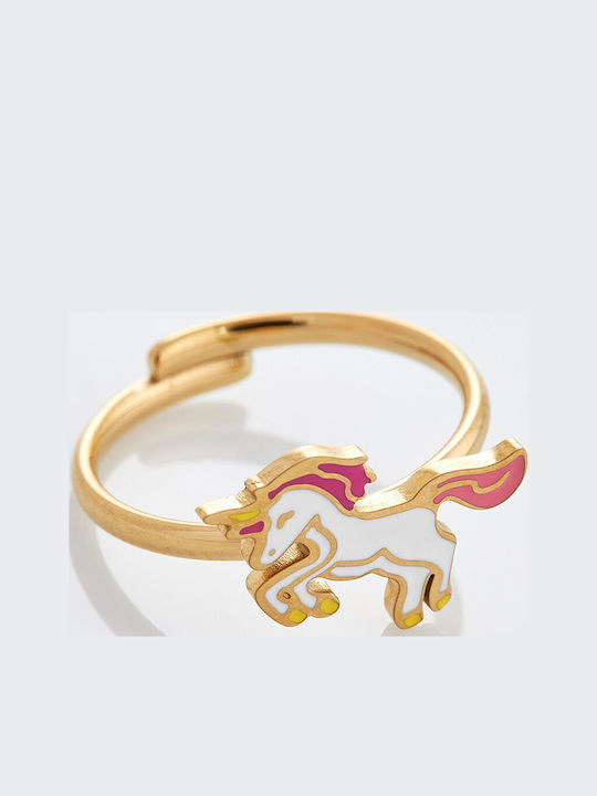 Kids Ring with Unicorn Design RI-0005 Kids Ring with Unicorn Design RI-0005