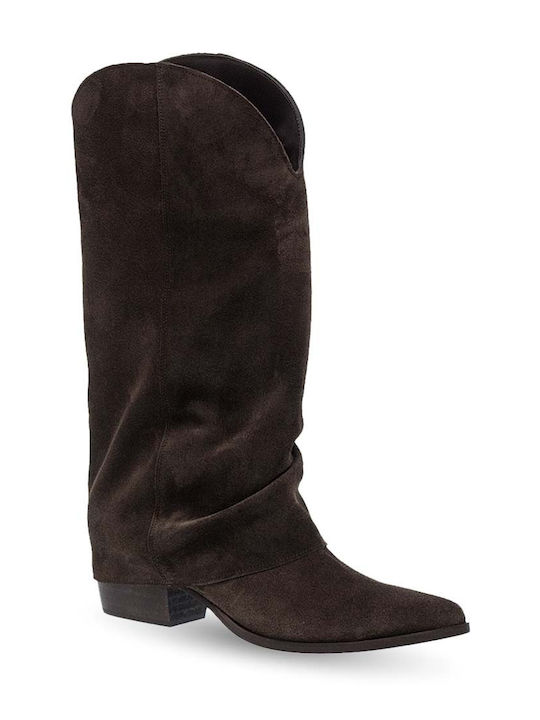 Leather Women's Boots Green